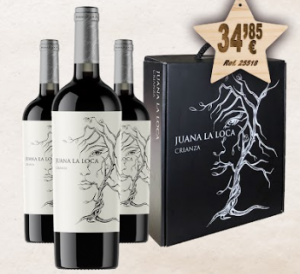 Lote tres vinos Juana La Loca